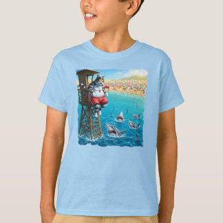 T-shirt Chateau de sauvetage piégé par la marée haute !