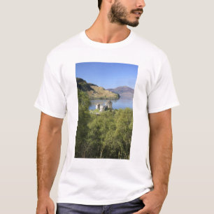 T-shirt Château d'Eilean Donan, Écosse. Le célèbre Eilean