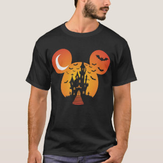 T-shirt Château d'Halloween Funny château halloween coutum