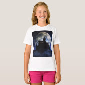 T-shirt Château d'Imaginaire la nuit (Devant entier)