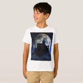 T-shirt Château d'Imaginaire la nuit (Devant entier)