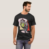 T-shirt Château et chevalier (Devant entier)