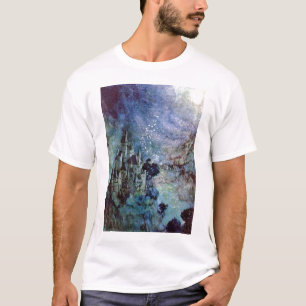 T-shirt Château féerique de terre de beaux-arts