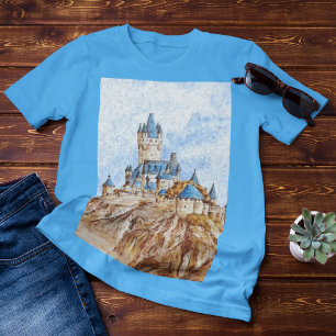 T-shirt Château sur le Rhin