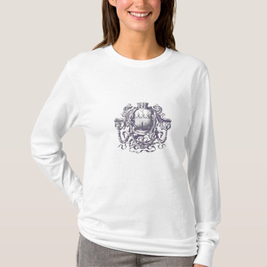 T-shirt Château vintage (Devant)