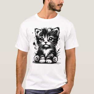 T-shirt Chaton
