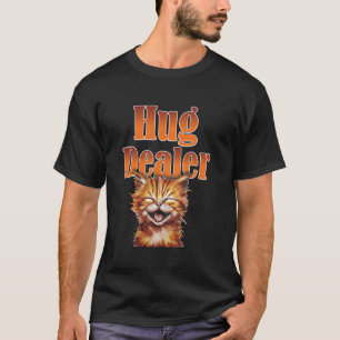 T-shirt Chaton Adorable avec un Grand Sourire Câlin pour C