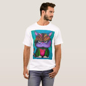 T-shirt Chaton Coloré (Devant entier)