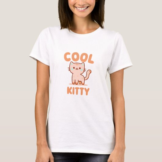 T-shirt Chaton Cool (Devant)