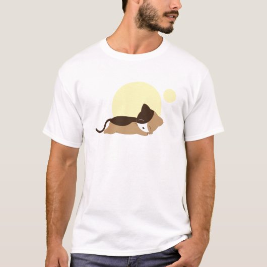 T-shirt Chaton couchant (Devant)