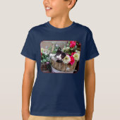 T-shirt Chaton dans un panier (Devant)