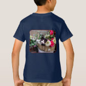 T-shirt Chaton dans un panier (Dos)