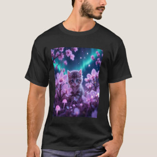T-shirt Chaton de chat fantaisiste mignon pour les amoureu