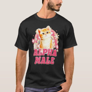 T-shirt Chaton de chat mâle alpha drôle pour hommes femmes
