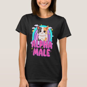 T-shirt Chaton de chat mâle alpha drôle pour hommes femmes