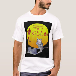 T-shirt Chaton de Kung Fu