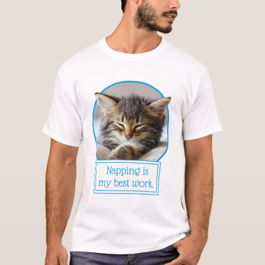 T-shirt Chaton dormant (Devant)