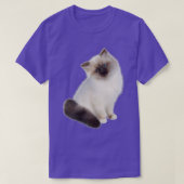 T-shirt chaton drôle mignon belle chatte avec belle appare (Design devant)