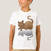 T-shirt Chaton Endormi Adorable (Devant)
