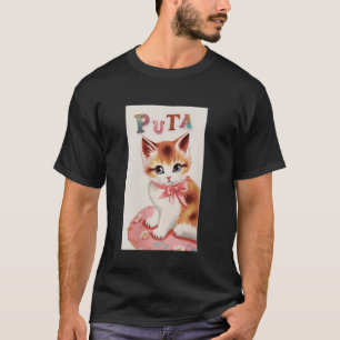 T-shirt Chaton mâle alpha drôle de chaton Puta