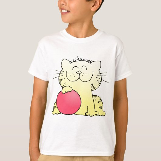 T-shirt Chaton mignon (Devant)