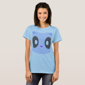 T-shirt chaton mignon en gros plan (Devant entier)
