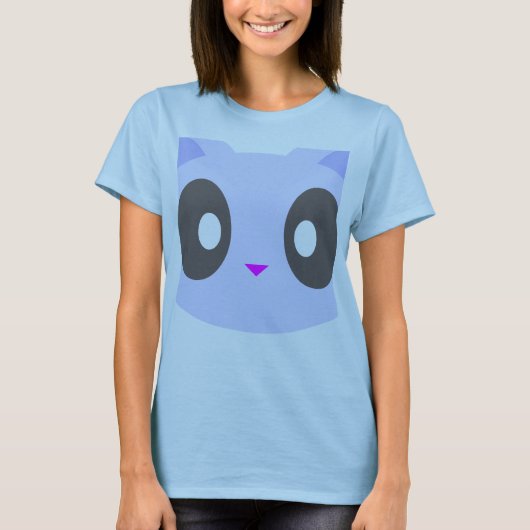 T-shirt chaton mignon en gros plan (Devant)