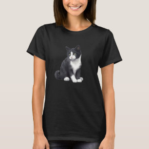 T-shirt Chaton mignon en smoking