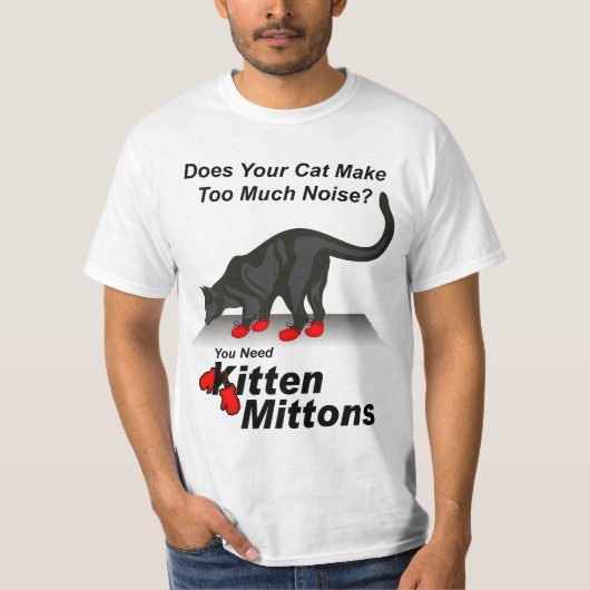 T-shirt Chaton Mittons (Devant)