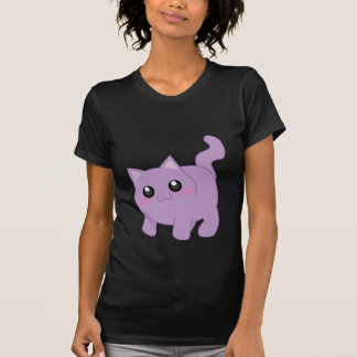 T-shirt Chaton - pourpre et mignon