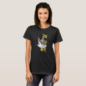 T-shirt Chaton Steampunk éclaboussure d'eau (Devant entier)