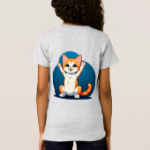 T-Shirt Chaton Tabby Heureux (Dos)