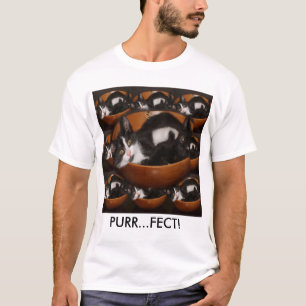 T-shirt Chatons dans un bol avec Motif