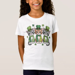 T-Shirt Chatons de la Saint-Patrick chanceux-47474