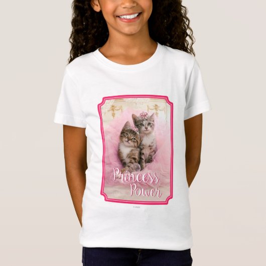 T-Shirt Chatons doux dans les diadèmes et le tutu (Devant)