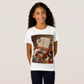T-Shirt Chatons et piano (Devant entier)