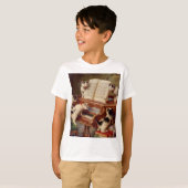 T-shirt Chatons et piano (Devant entier)