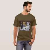 T-shirt Chatons Joueurs (Devant entier)
