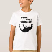 T-shirt Chatouillements d'amours de T-Rex ! (Devant)