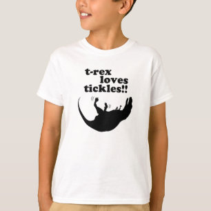 T-shirt Chatouillements d'amours de T-Rex !
