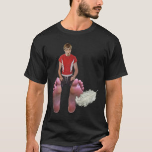 T-shirt Chatouillez mes pieds aussi