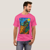 T-shirt ChatRe UFO Sie rétro (Devant entier)