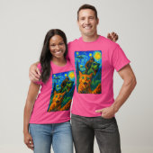 T-shirt ChatRe UFO Sie rétro (Unisexe)