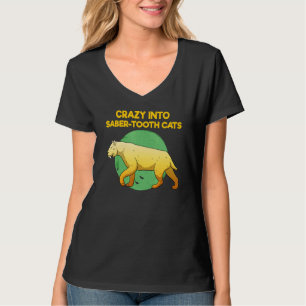 T-shirt Chats à dents Saber Archéologie à dents Saber