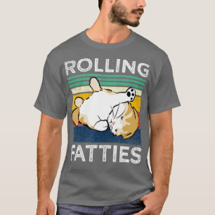 T-shirt chats à rouler chats de style lazy chats hommes