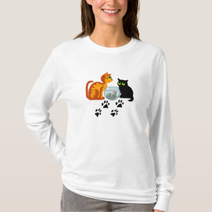 T-shirt Chats adorables au jeu