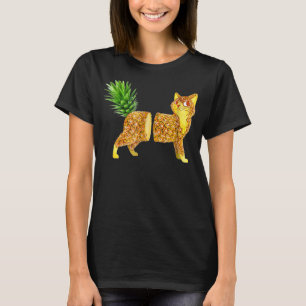 T-shirt chats ananas