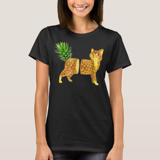 T-shirt chats ananas (Devant)