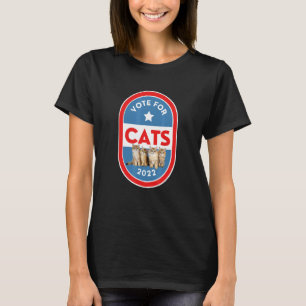 T-shirt Chats Animaux de compagnie Élection politique Paro