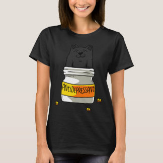 T-shirt Chats antidépresseurs amateur de chat animal propr